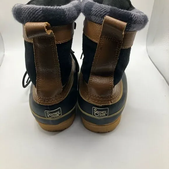 NWOT Snowy Creek DuPont ThermoLite Thin Insulation Duck Winter Boot Kids Size 12 - Picture 4 of 5